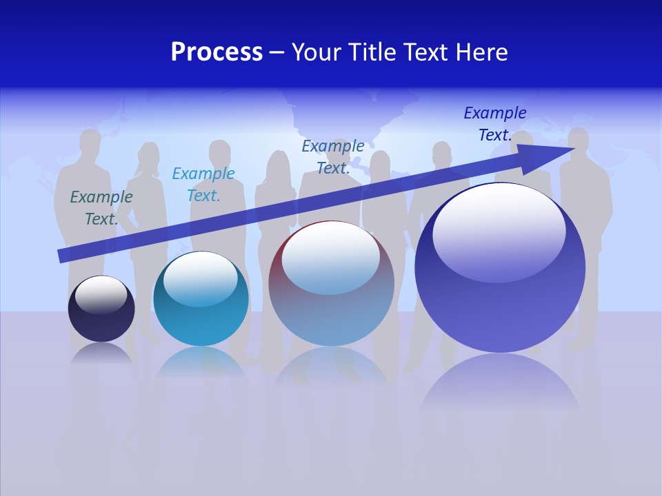 Crowd Tie Dress PowerPoint Template