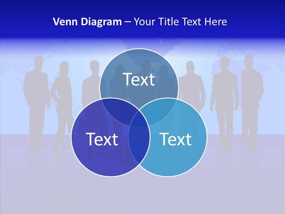 Crowd Tie Dress PowerPoint Template