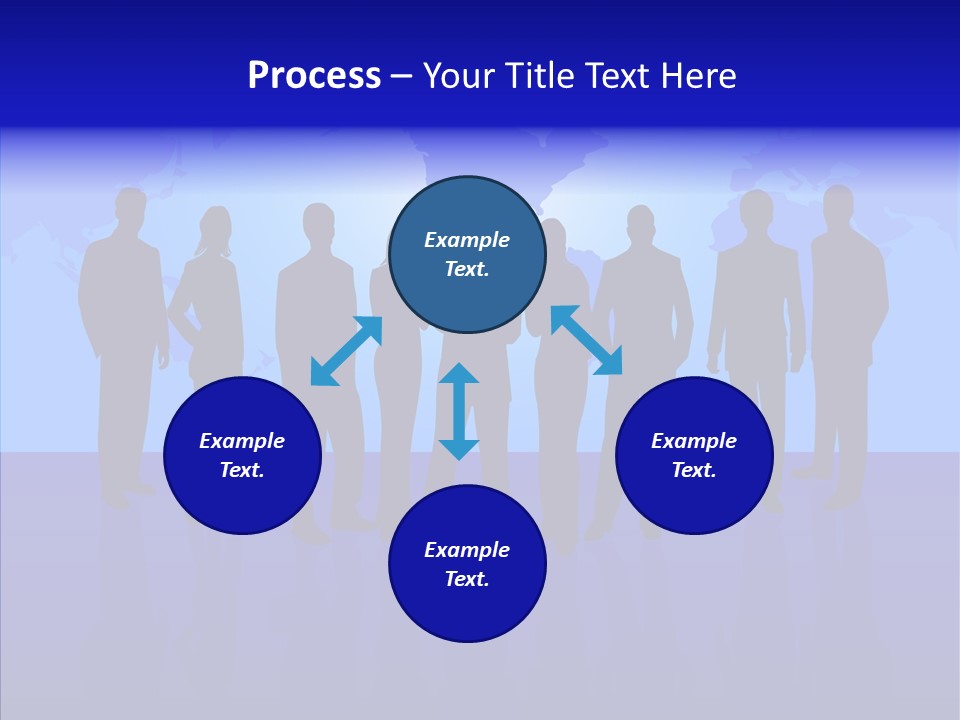 Crowd Tie Dress PowerPoint Template