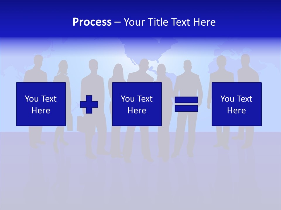 Crowd Tie Dress PowerPoint Template