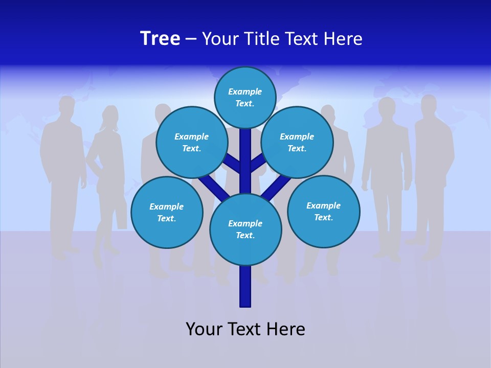 Crowd Tie Dress PowerPoint Template