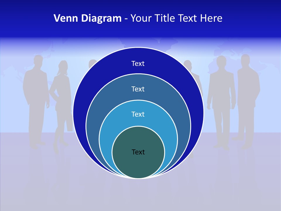 Crowd Tie Dress PowerPoint Template