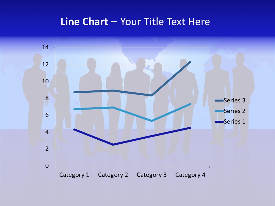 Crowd Tie Dress PowerPoint Template