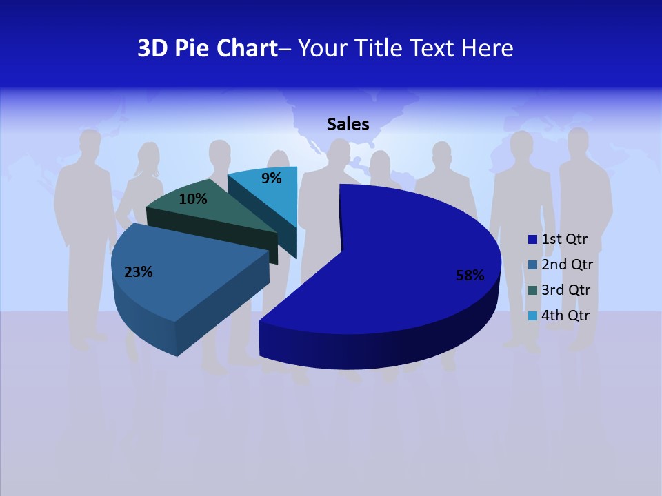 Crowd Tie Dress PowerPoint Template