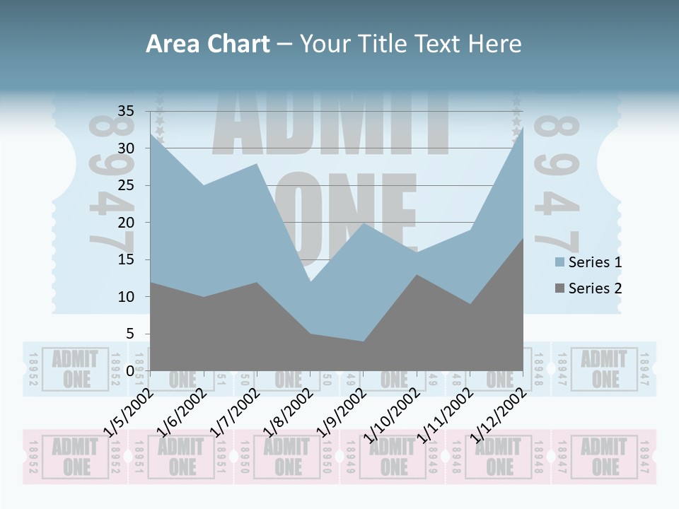 Pay Pass Blue PowerPoint Template