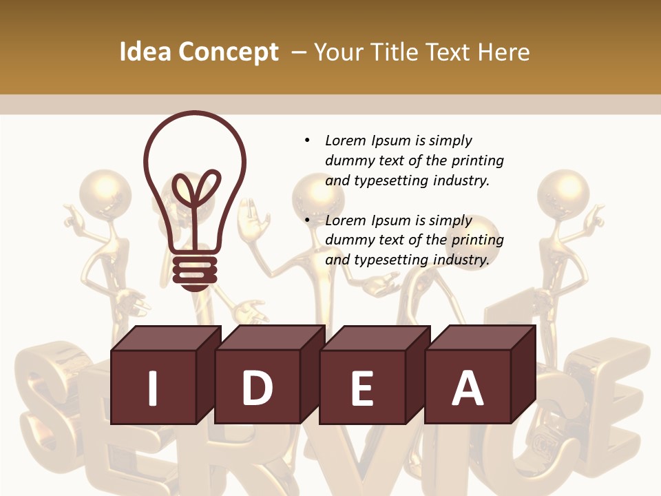 Concept Idea Instruction PowerPoint Template