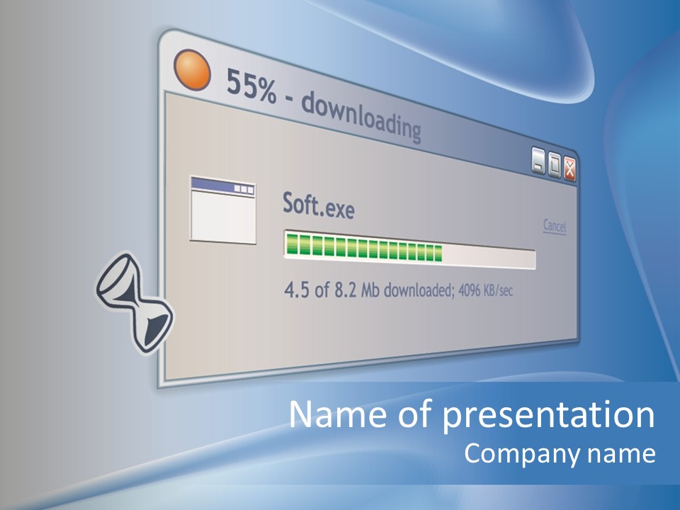 Ice Transmit Mps PowerPoint Template