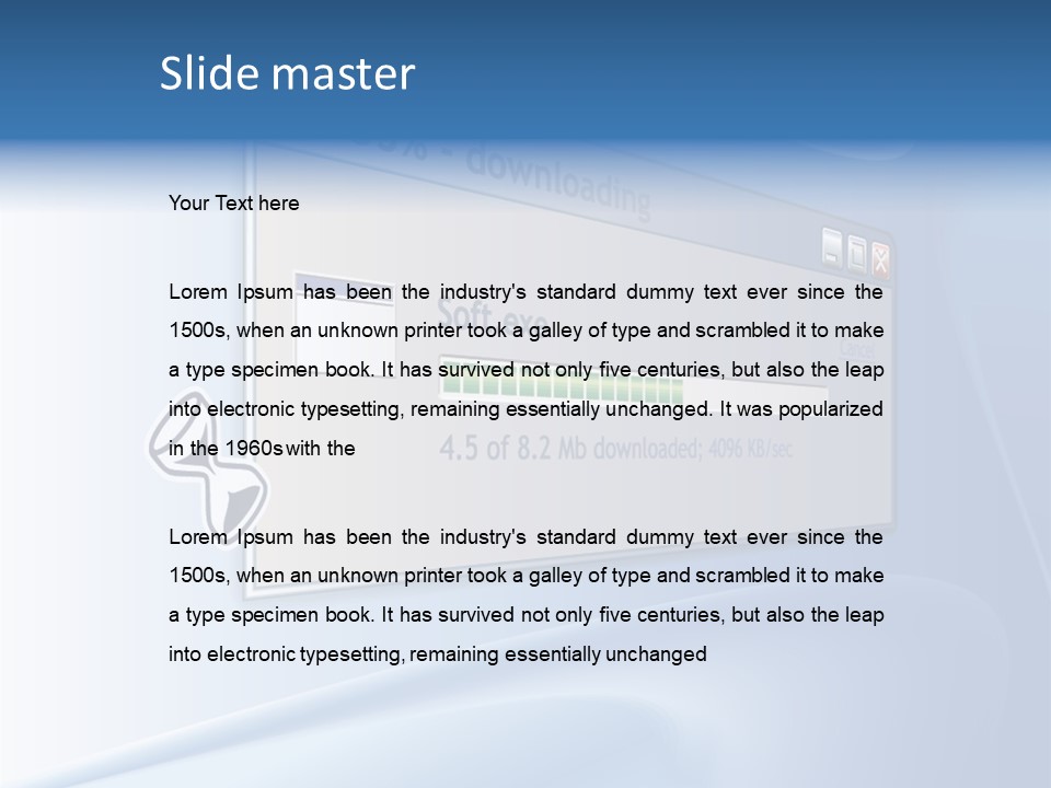 Ice Transmit Mps PowerPoint Template