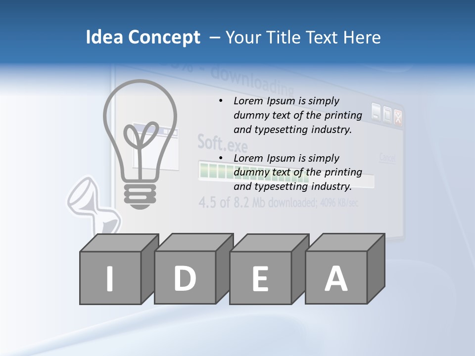 Ice Transmit Mps PowerPoint Template