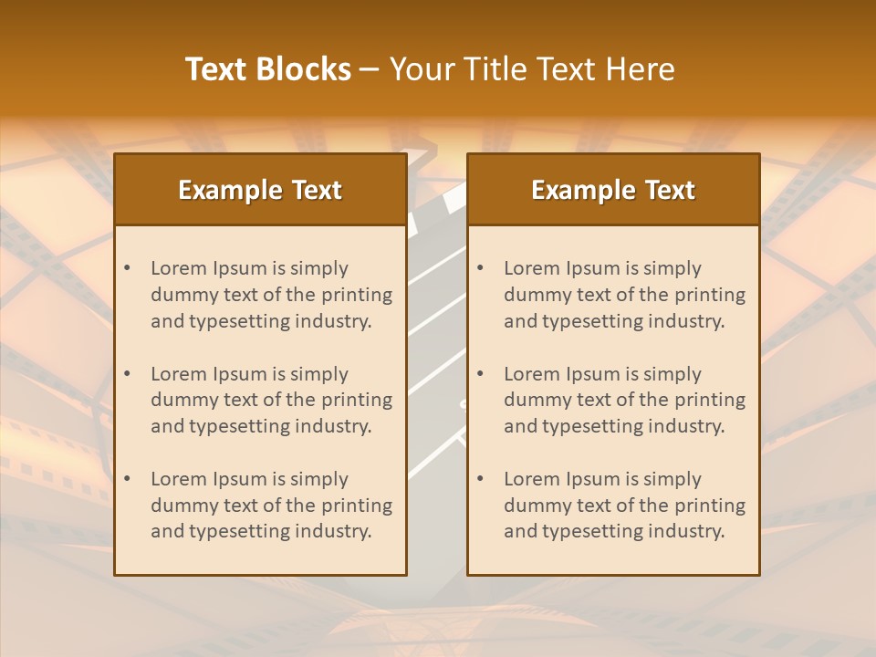 Entertainment Clap Flick PowerPoint Template