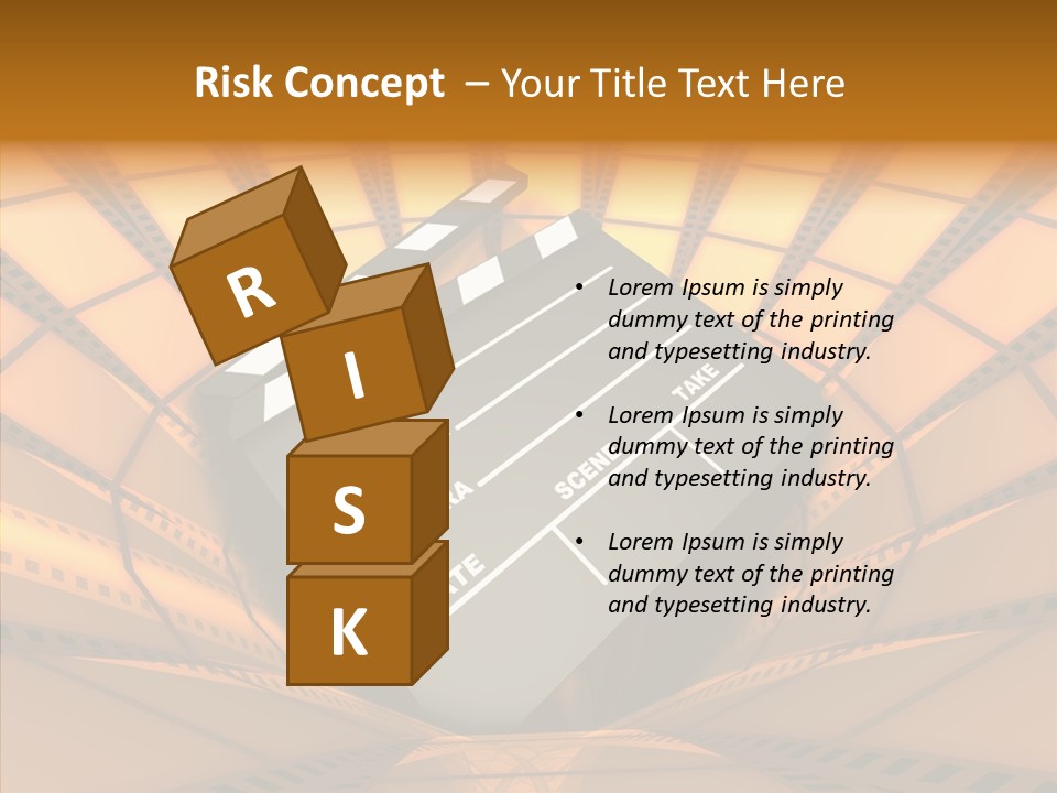 Entertainment Clap Flick PowerPoint Template