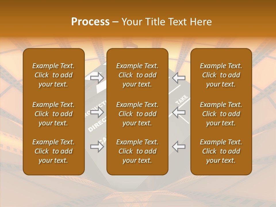 Entertainment Clap Flick PowerPoint Template