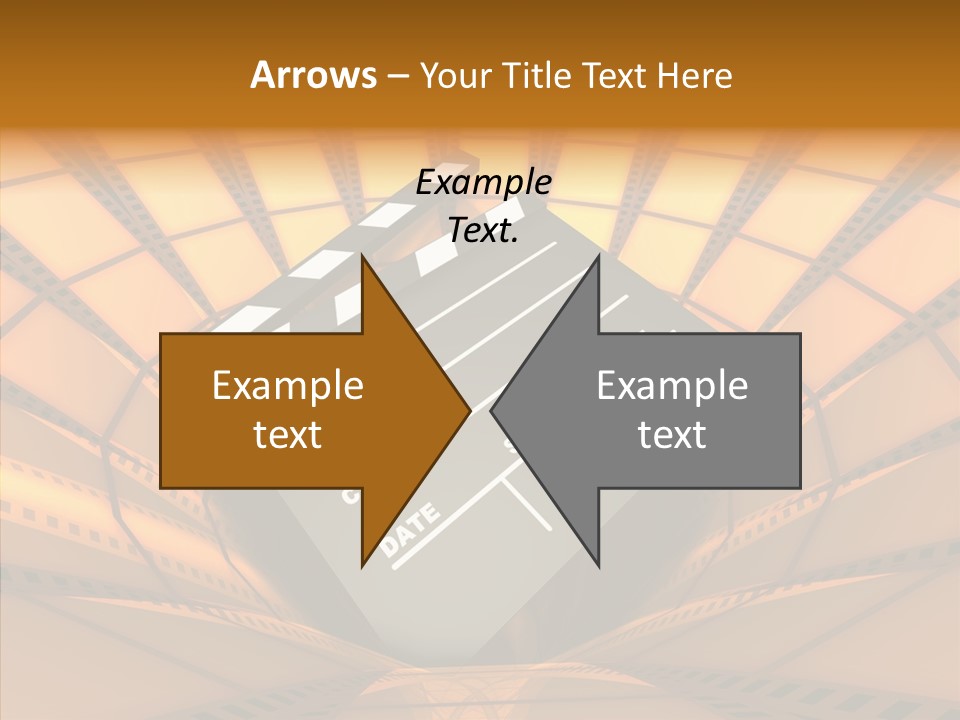 Entertainment Clap Flick PowerPoint Template