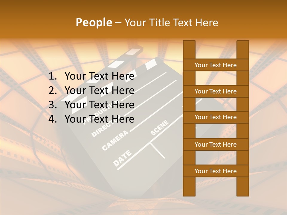 Entertainment Clap Flick PowerPoint Template