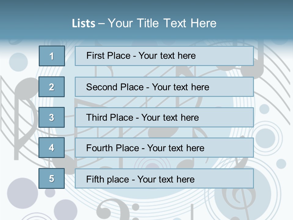 Space Highlight Lines PowerPoint Template