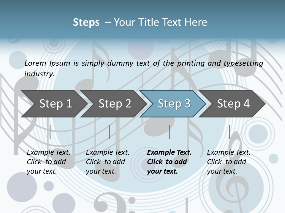 Space Highlight Lines PowerPoint Template