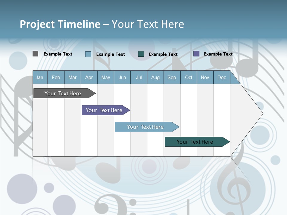 Space Highlight Lines PowerPoint Template