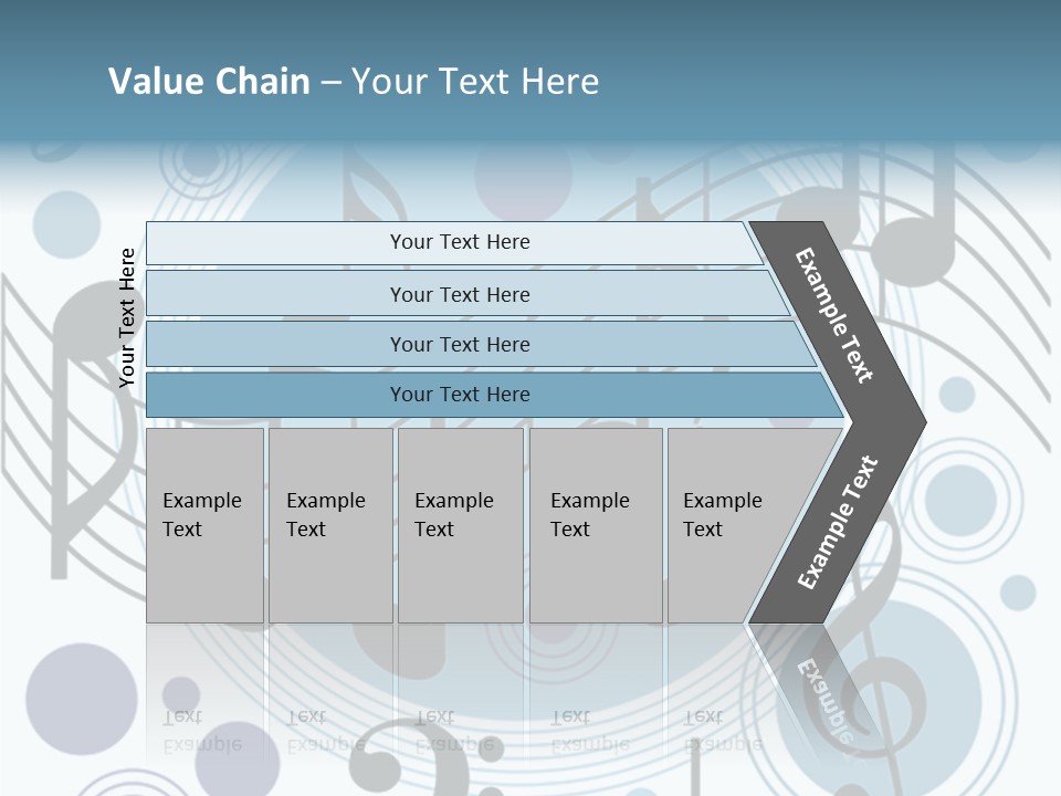 Space Highlight Lines PowerPoint Template