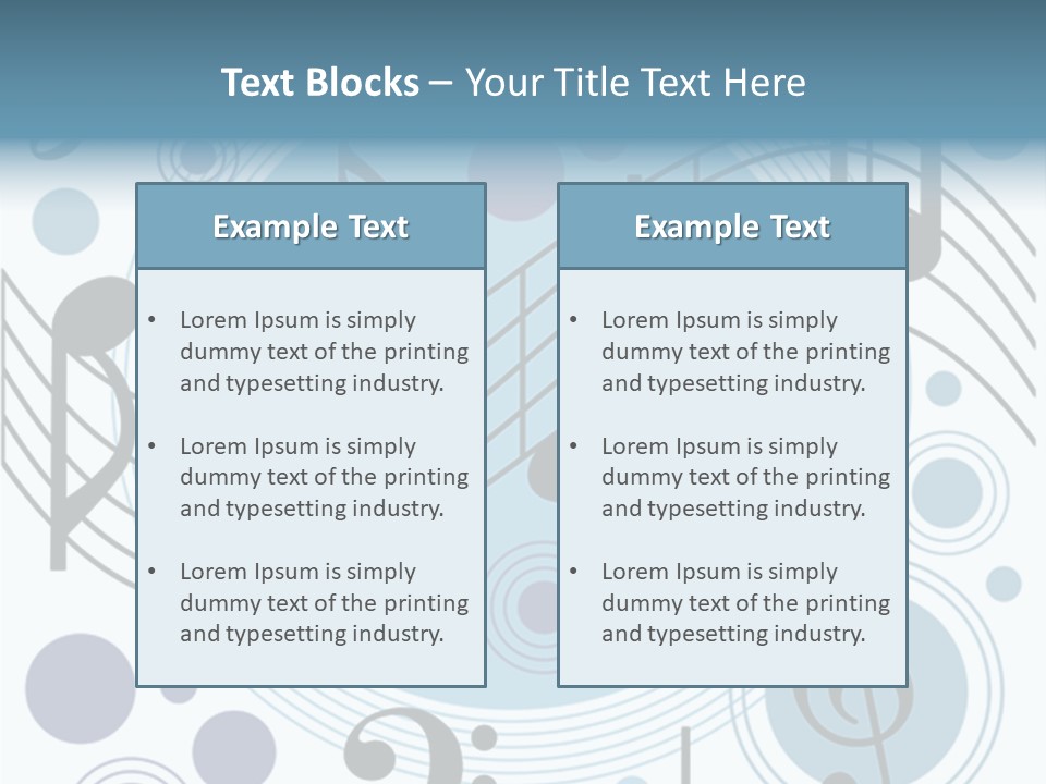 Space Highlight Lines PowerPoint Template