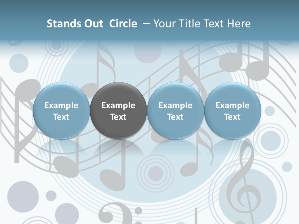 Space Highlight Lines PowerPoint Template