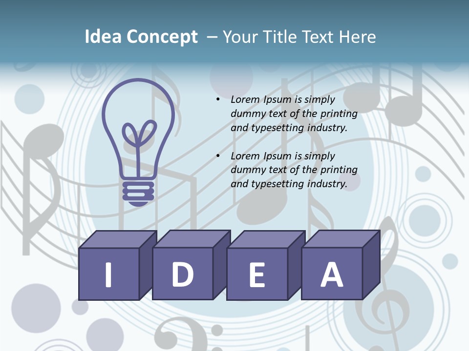 Space Highlight Lines PowerPoint Template