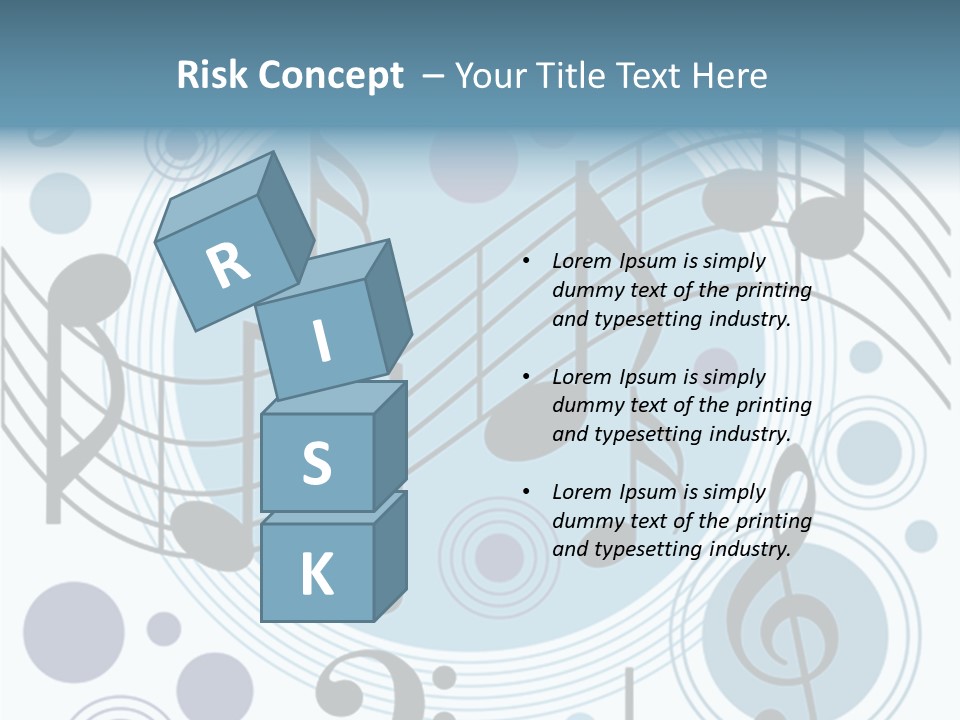 Space Highlight Lines PowerPoint Template
