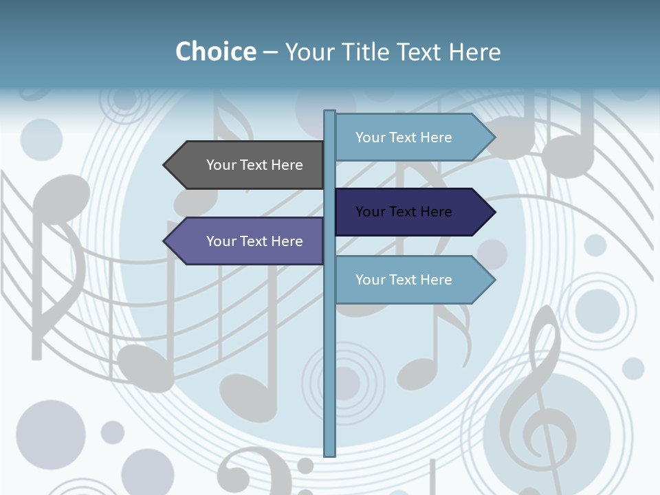 Space Highlight Lines PowerPoint Template