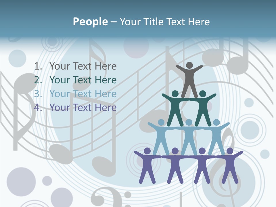 Space Highlight Lines PowerPoint Template