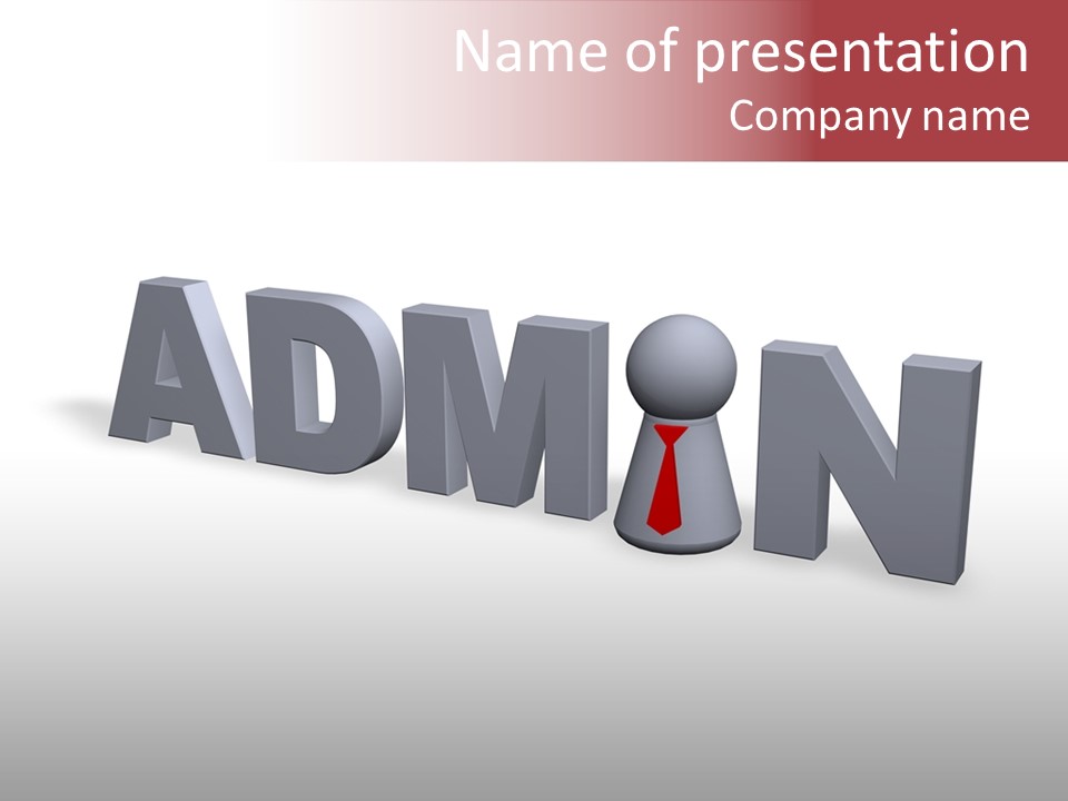 Administrator Homepage Forum PowerPoint Template