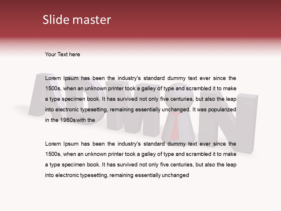 Administrator Homepage Forum PowerPoint Template