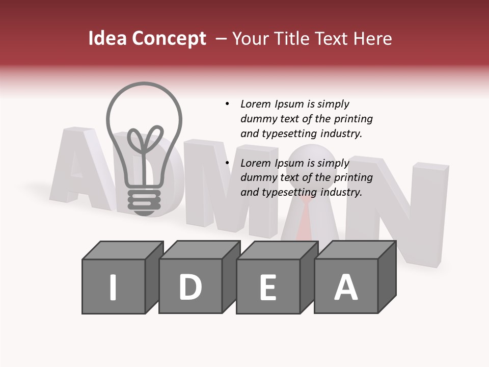 Administrator Homepage Forum PowerPoint Template