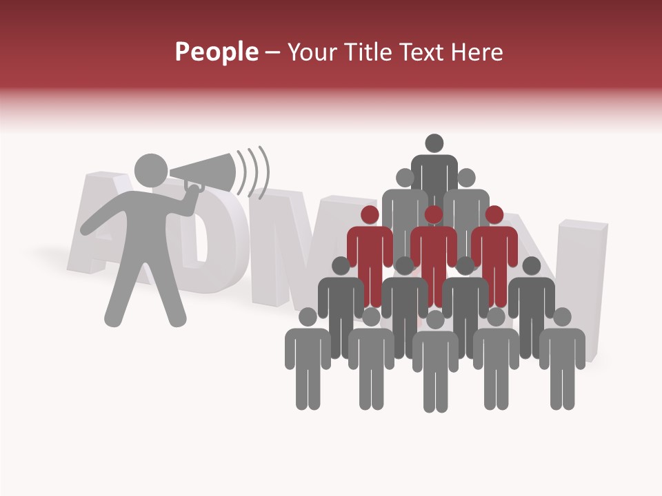 Administrator Homepage Forum PowerPoint Template