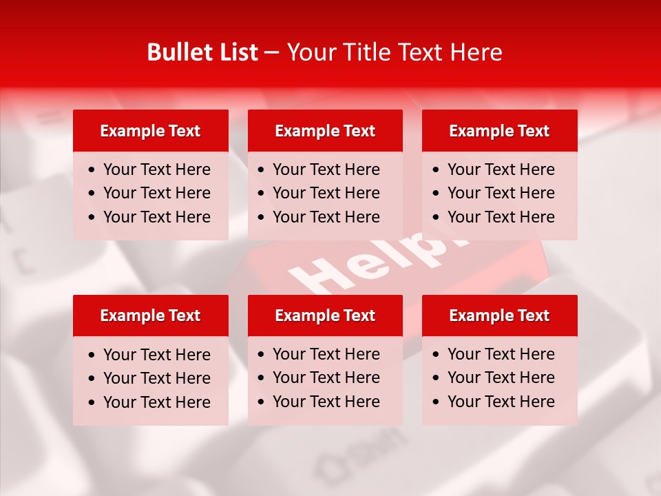Technology Support Help PowerPoint Template