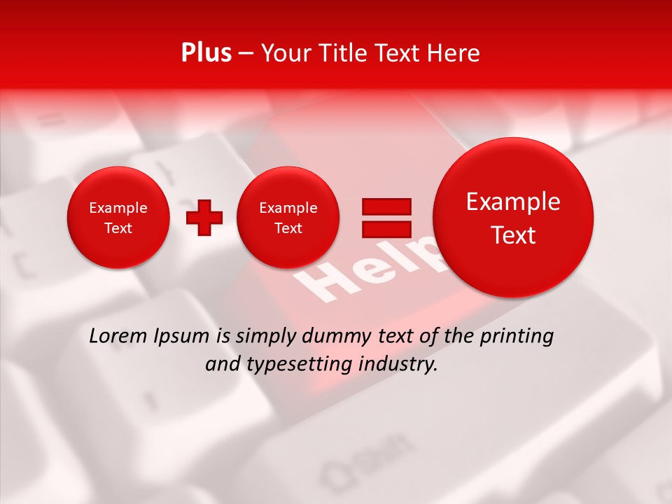 Technology Support Help PowerPoint Template