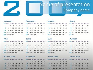 Planner December Calendar PowerPoint Template