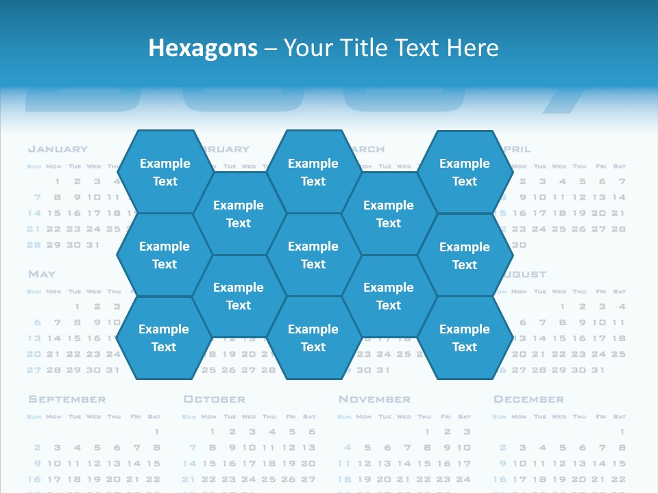 Planner December Calendar PowerPoint Template