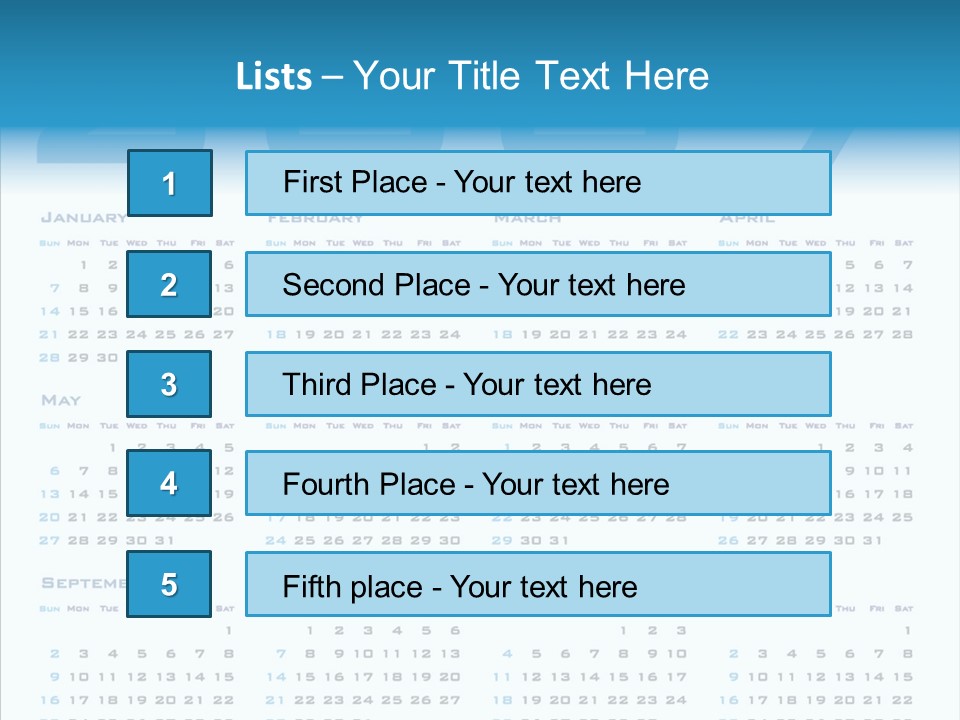 Planner December Calendar PowerPoint Template