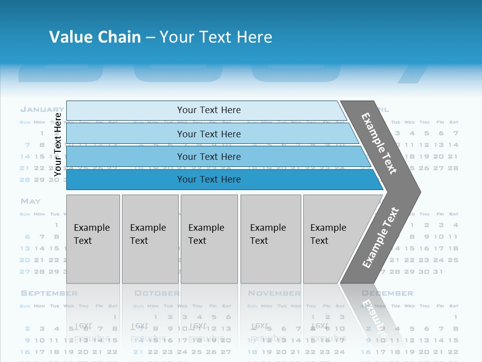 Planner December Calendar PowerPoint Template