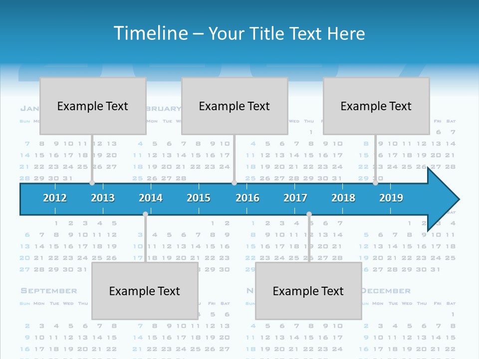 Planner December Calendar PowerPoint Template
