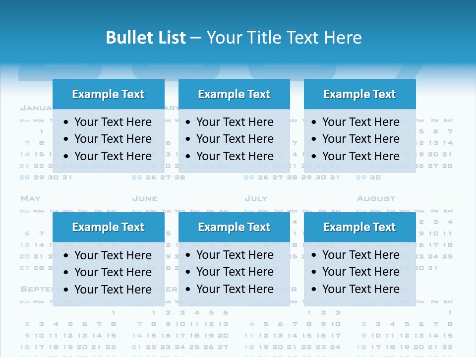 Planner December Calendar PowerPoint Template