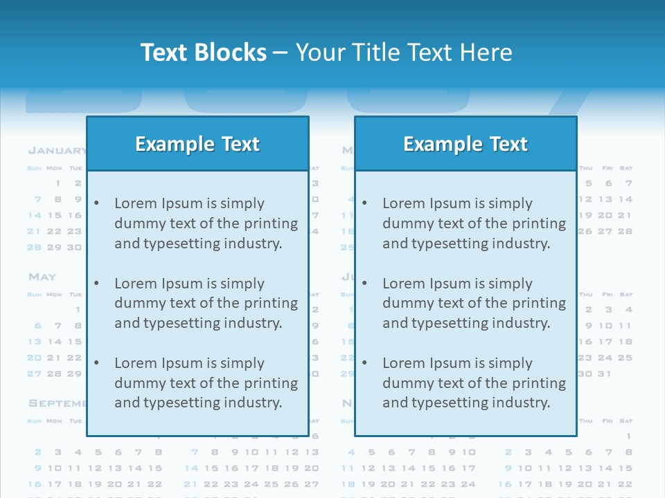 Planner December Calendar PowerPoint Template