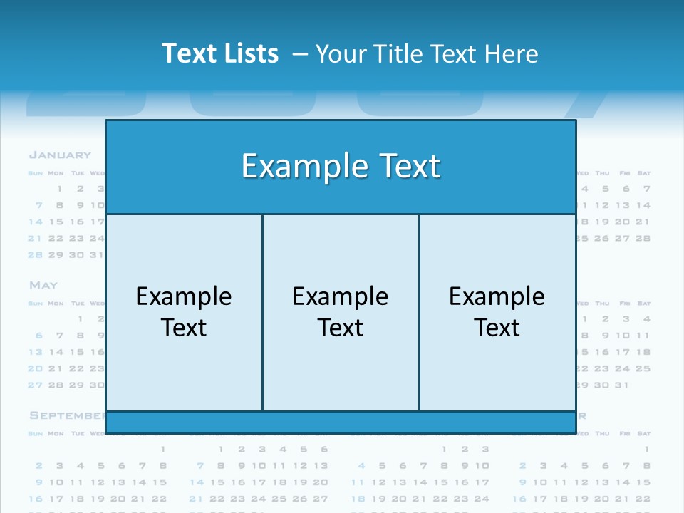 Planner December Calendar PowerPoint Template