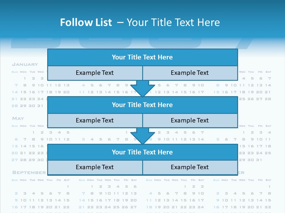Planner December Calendar PowerPoint Template