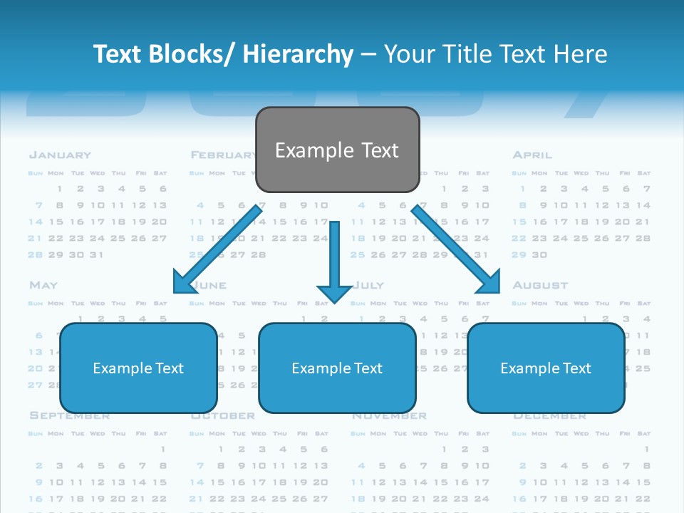 Planner December Calendar PowerPoint Template