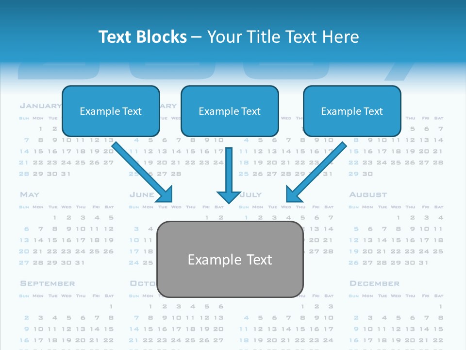 Planner December Calendar PowerPoint Template