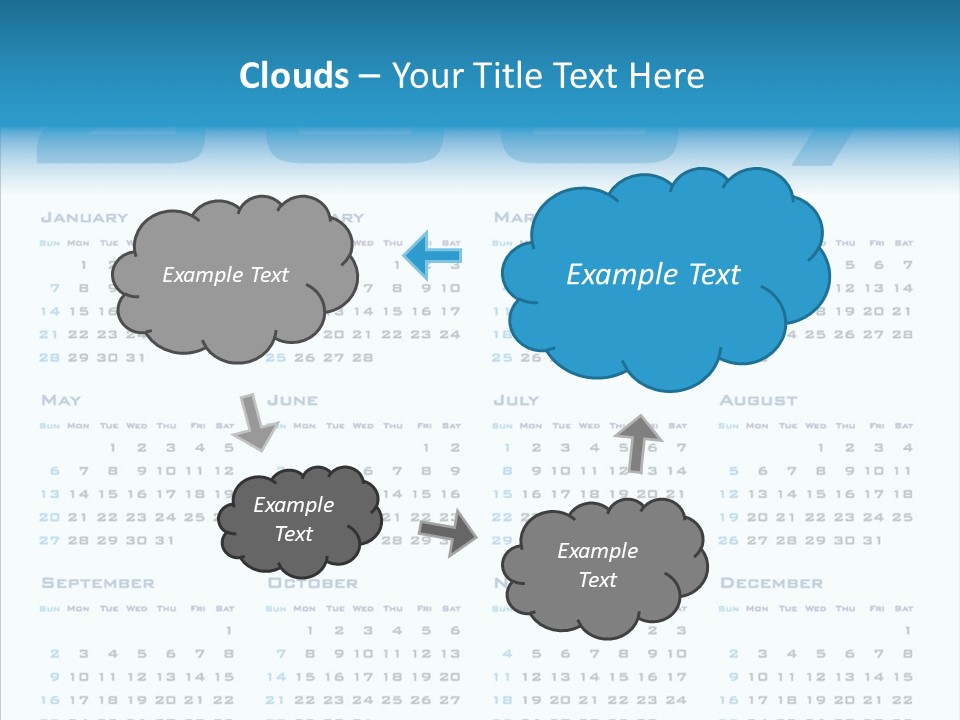 Planner December Calendar PowerPoint Template