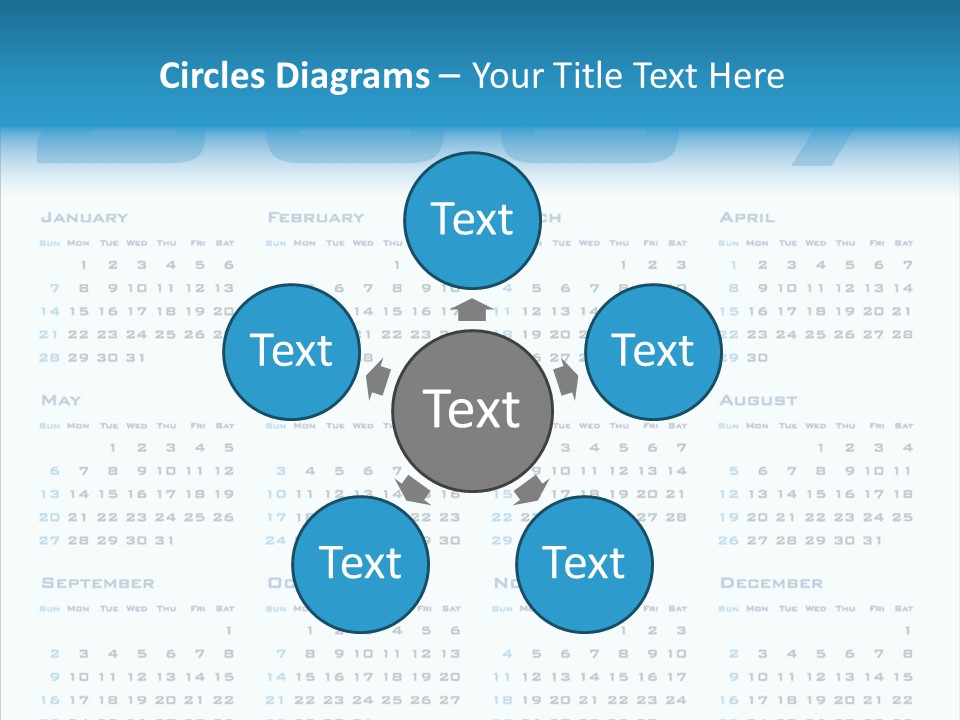 Planner December Calendar PowerPoint Template