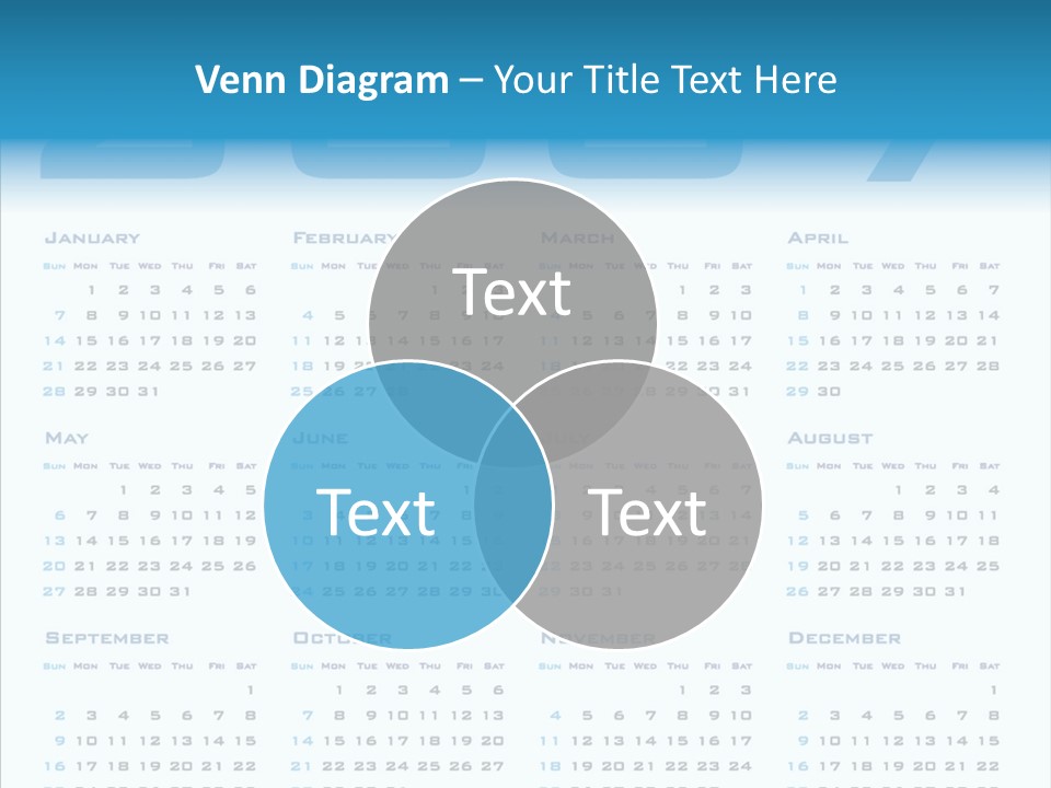 Planner December Calendar PowerPoint Template