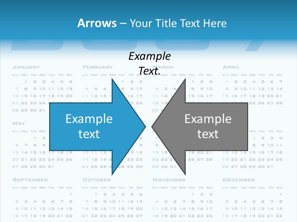 Planner December Calendar PowerPoint Template