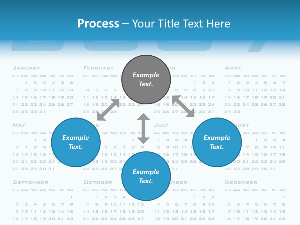 Planner December Calendar PowerPoint Template